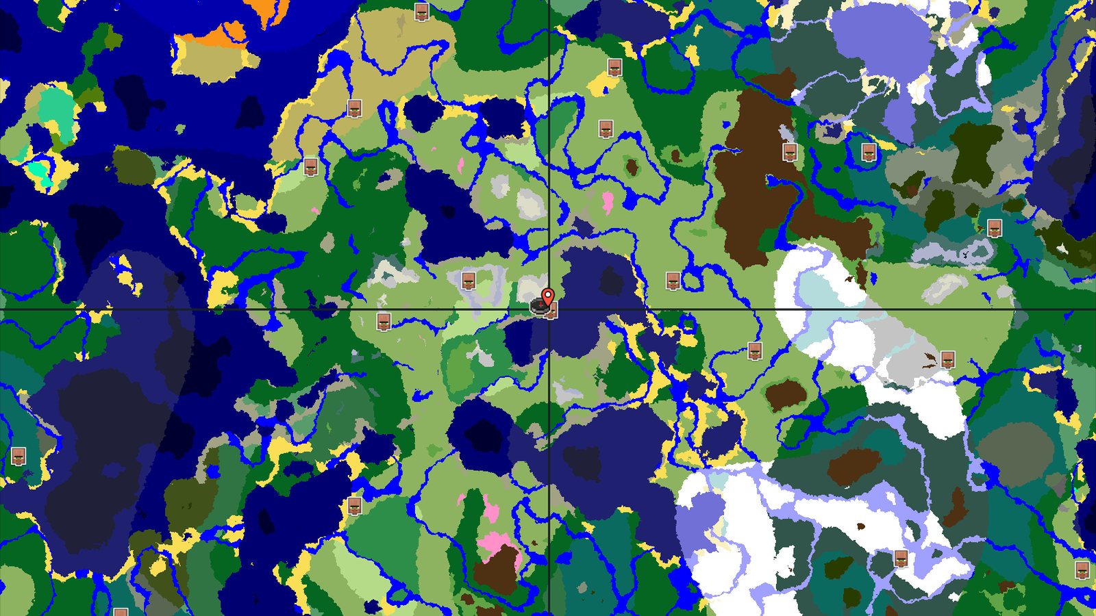 A Mountainous Start with Nearby Village and Ancient City — Minecraft seed preview