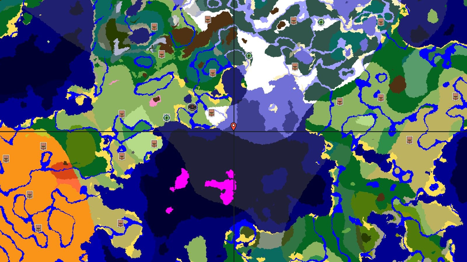 Bedrock Spawn Near Stronghold and Trial Chambers — Minecraft seed preview