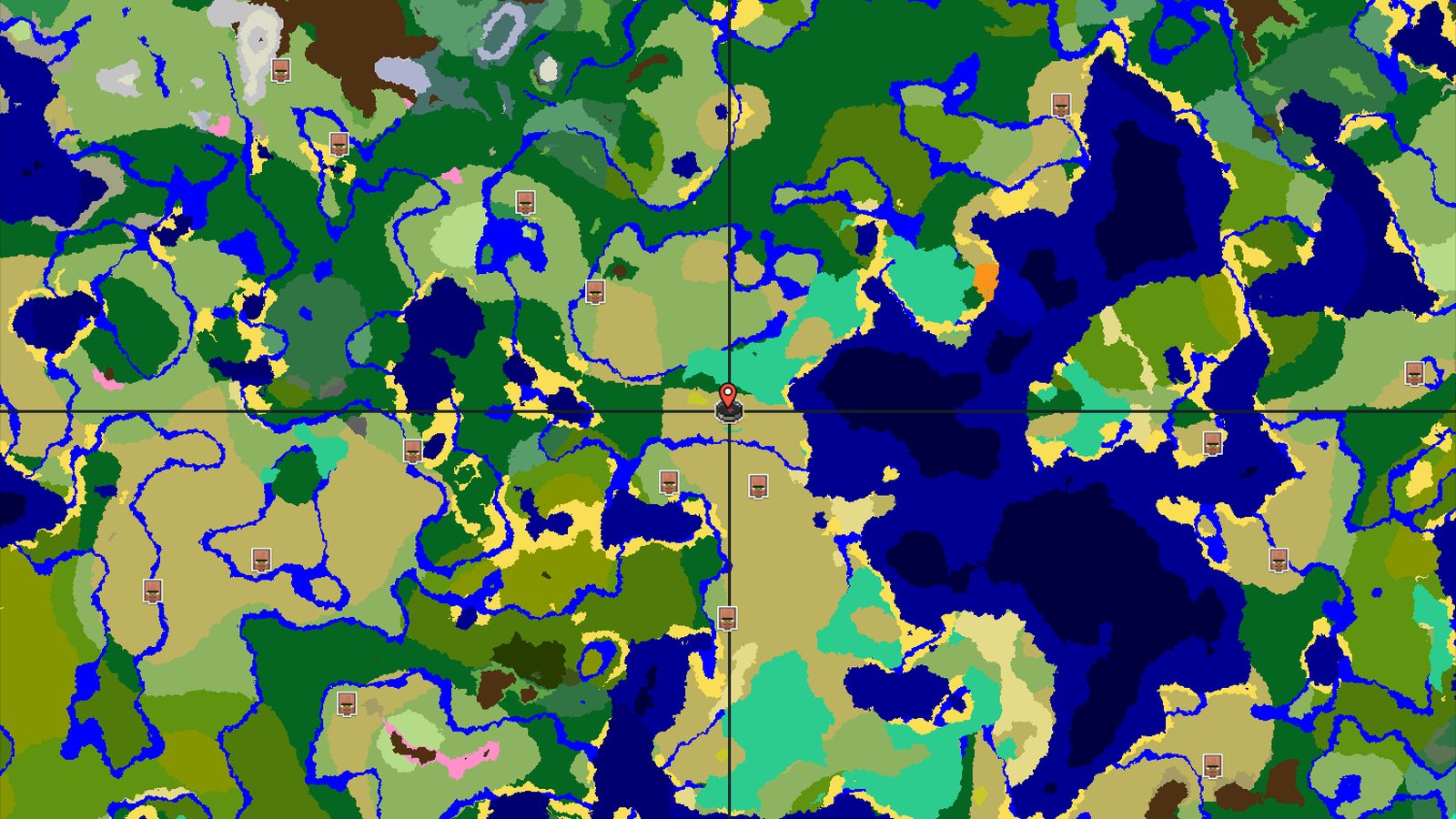 Savanna Spawn with a Mangrove Swamp Nearby — Minecraft seed preview