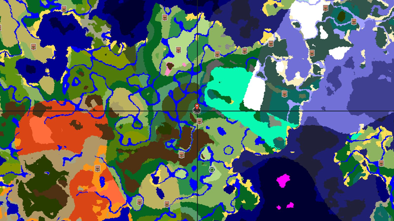Birch Forest Spawn Near Trial Chambers And Village — Minecraft seed preview