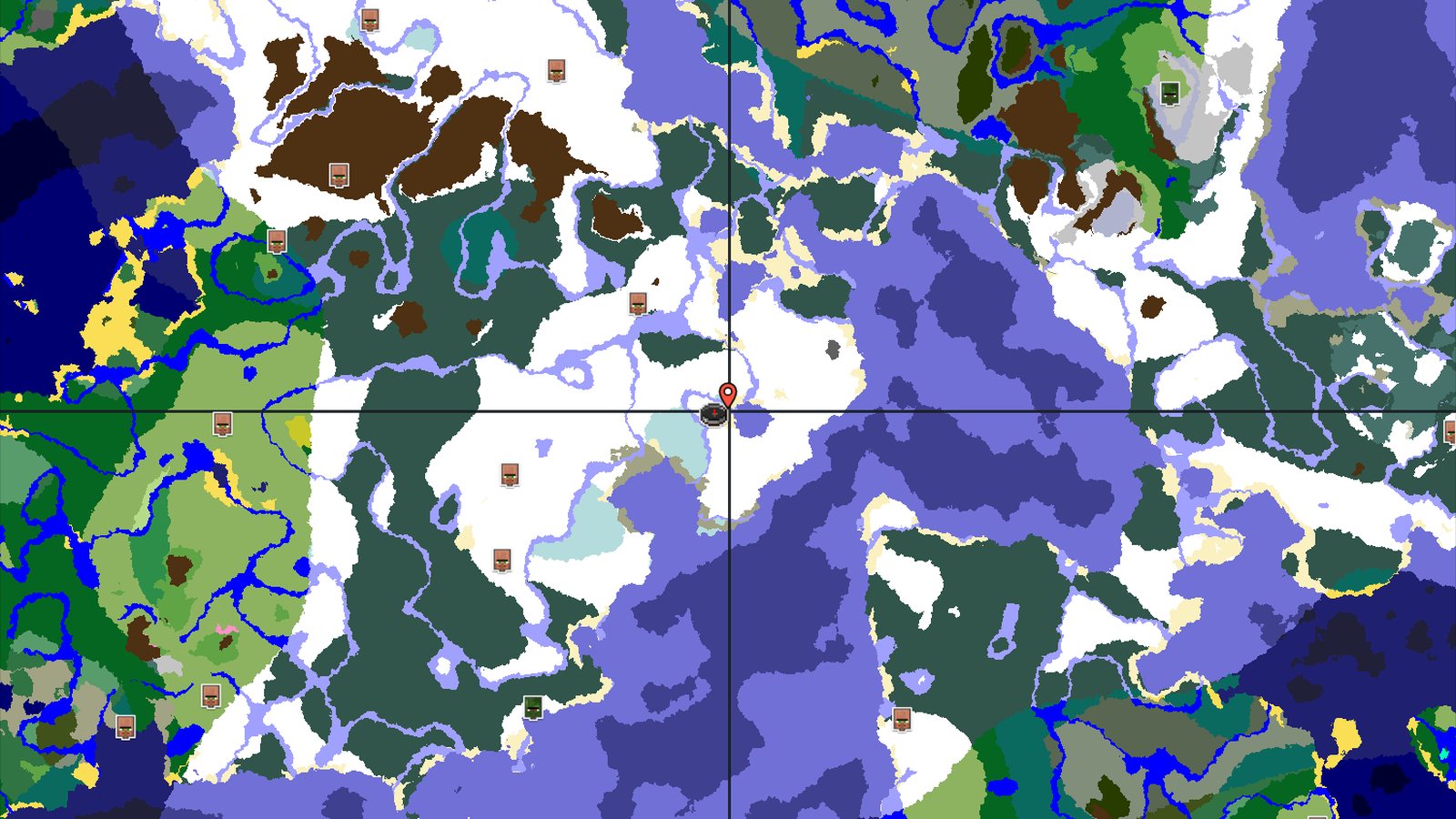 Ice Spikes Amidst Frozen Oceans and Plains — Minecraft seed preview