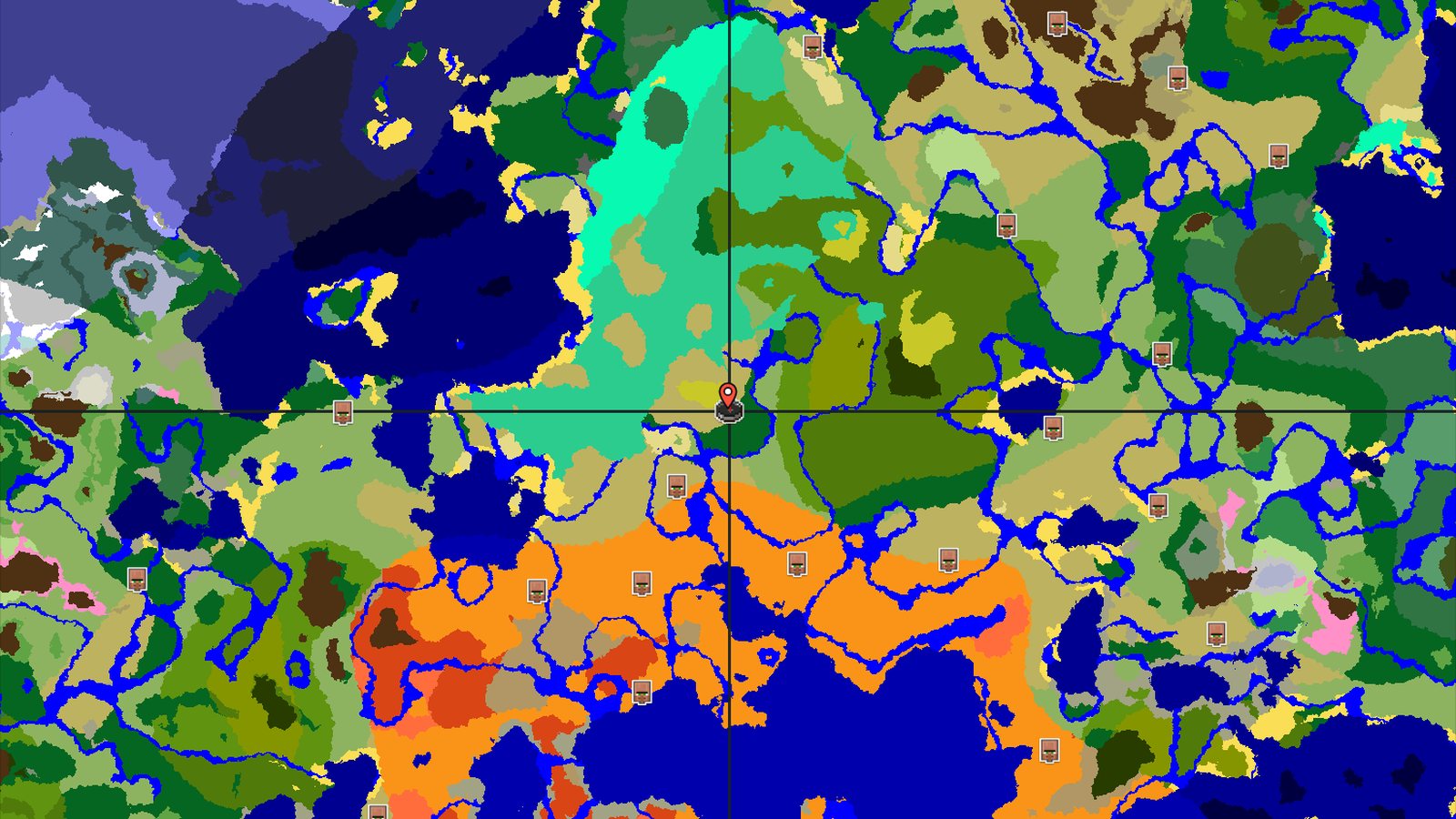 Savanna Spawn with a Nearby Mangrove Swamp — Minecraft seed preview