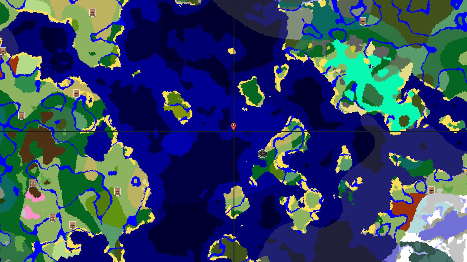 Savanna Island With a Ruined Portal — Minecraft seed preview
