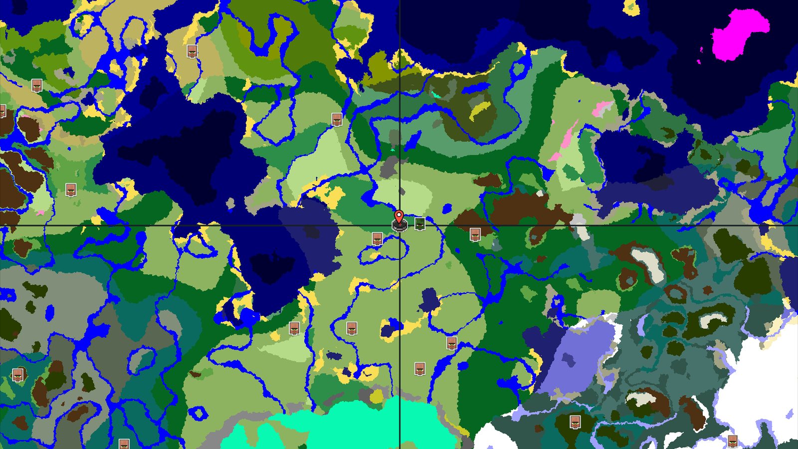 Flower Forest Spawn with Nearby Trial Chambers — Minecraft seed preview