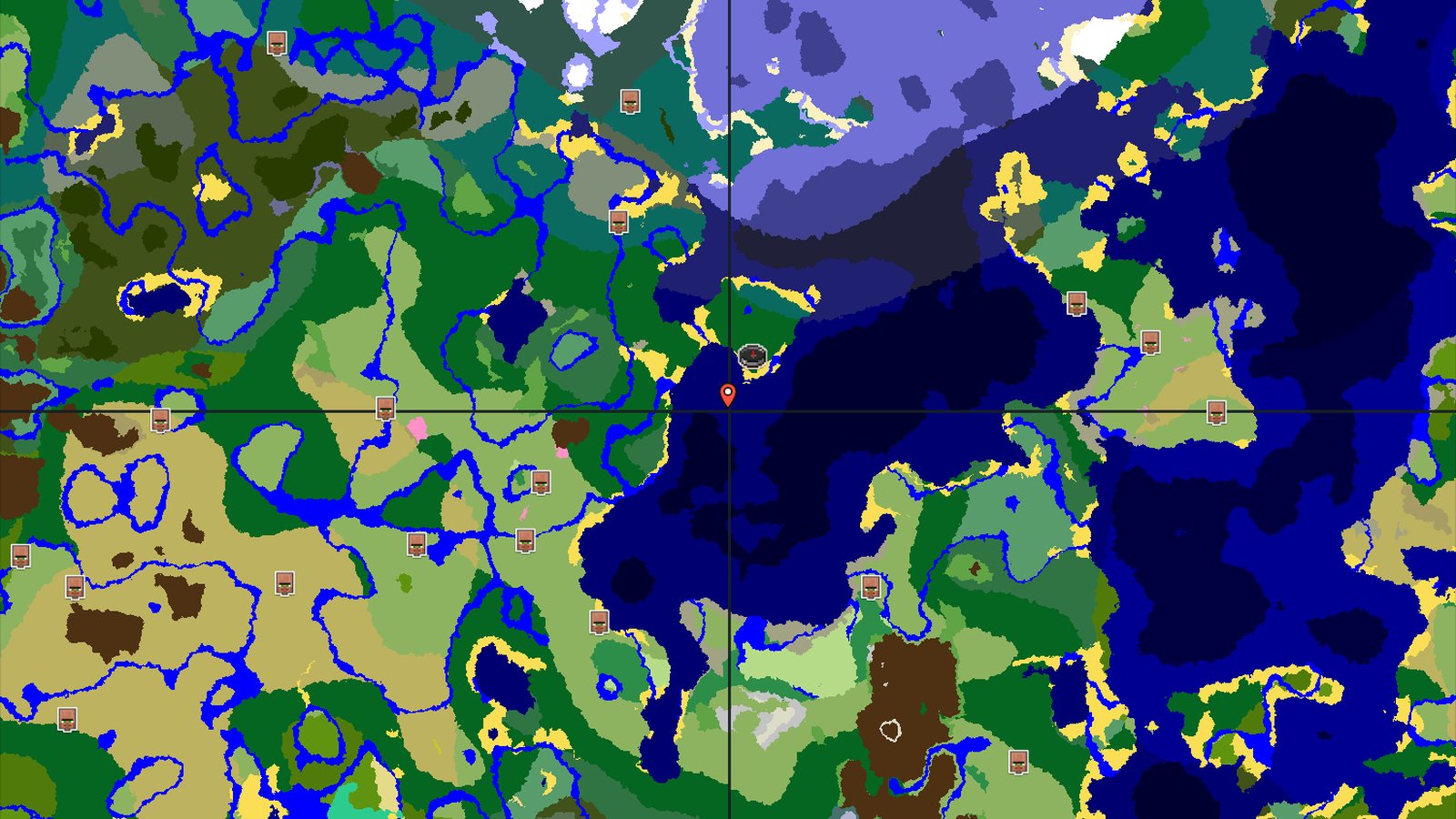 Trial Chambers and Trail Ruins near a Coastal Spawn — Minecraft seed preview