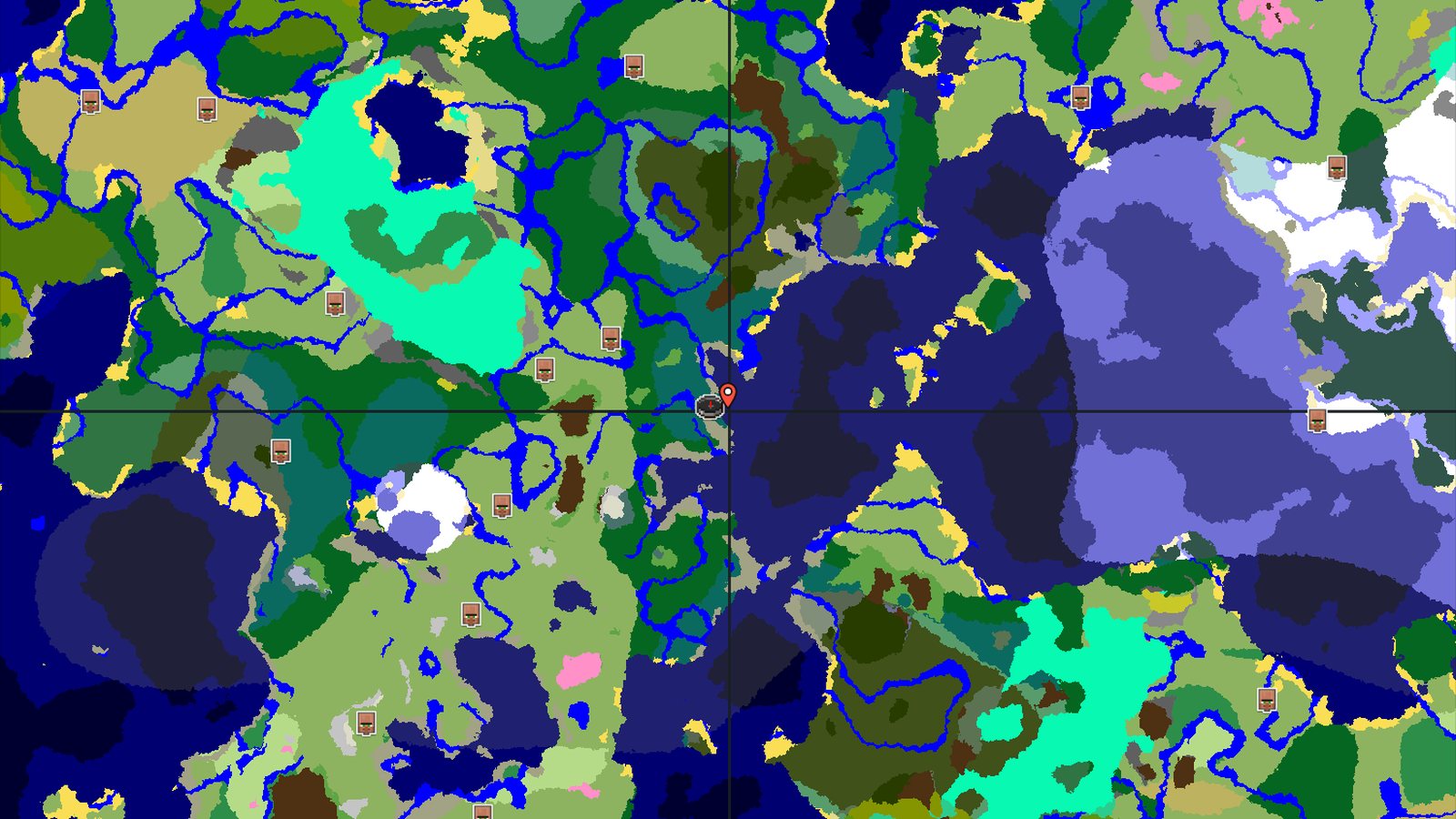 Taiga Spawn with Near Ancient City and Ocean Monument — Minecraft seed preview