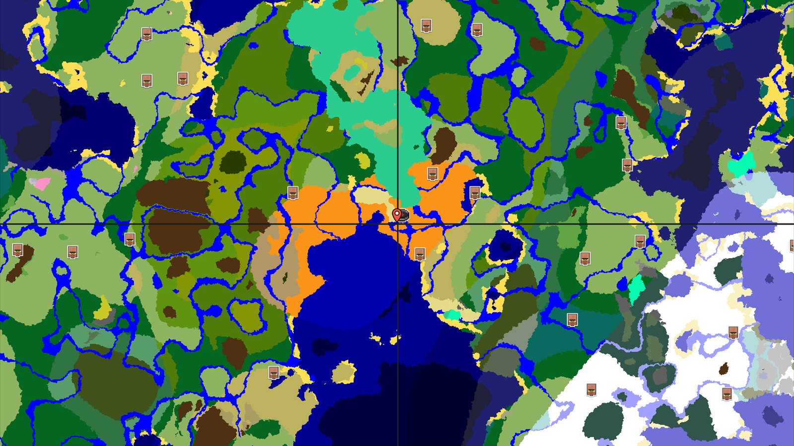 Mangrove Swamp and Desert Pyramid Near Spawn — Minecraft seed preview