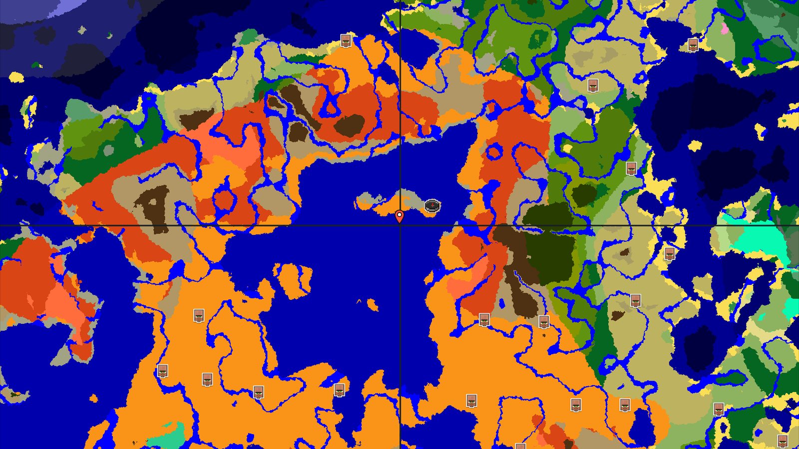Desert Spawn with Nearby Badlands and a Shipwreck — Minecraft seed preview