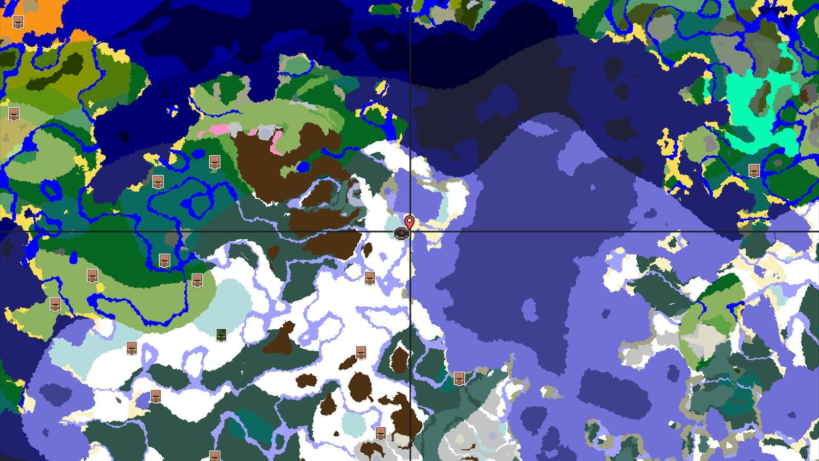 Ice Spikes Spawn with Nearby Trial Chambers — Minecraft seed preview