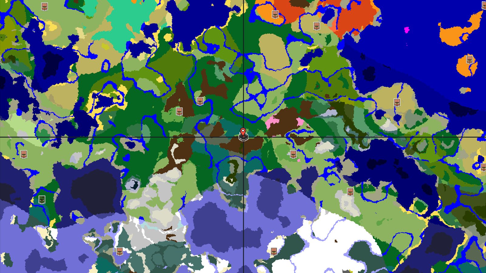 A Village and Cherry Grove Starter World — Minecraft seed preview
