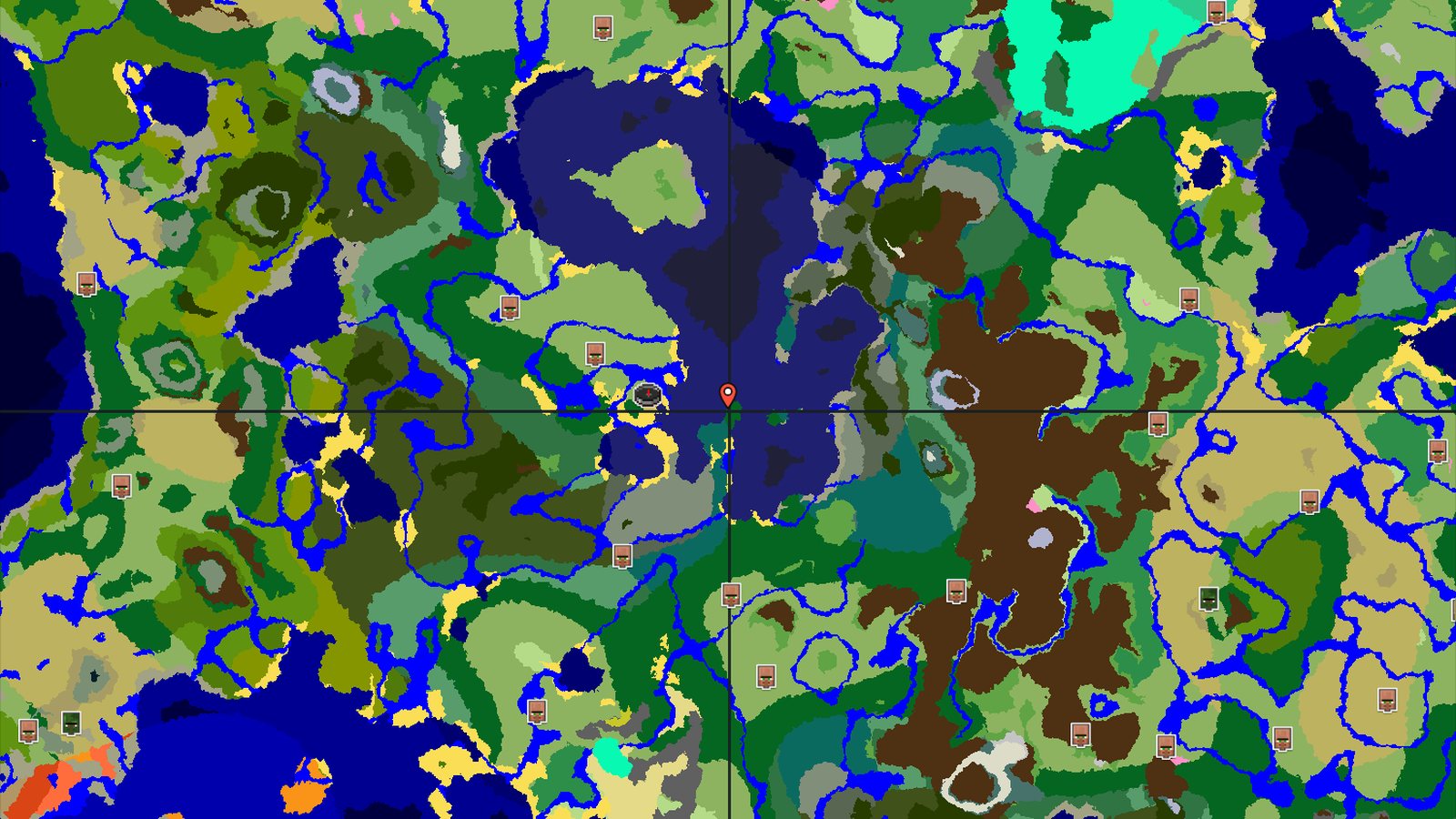 An Island Spawn with a Nearby Village and Ocean Ruin — Minecraft seed preview