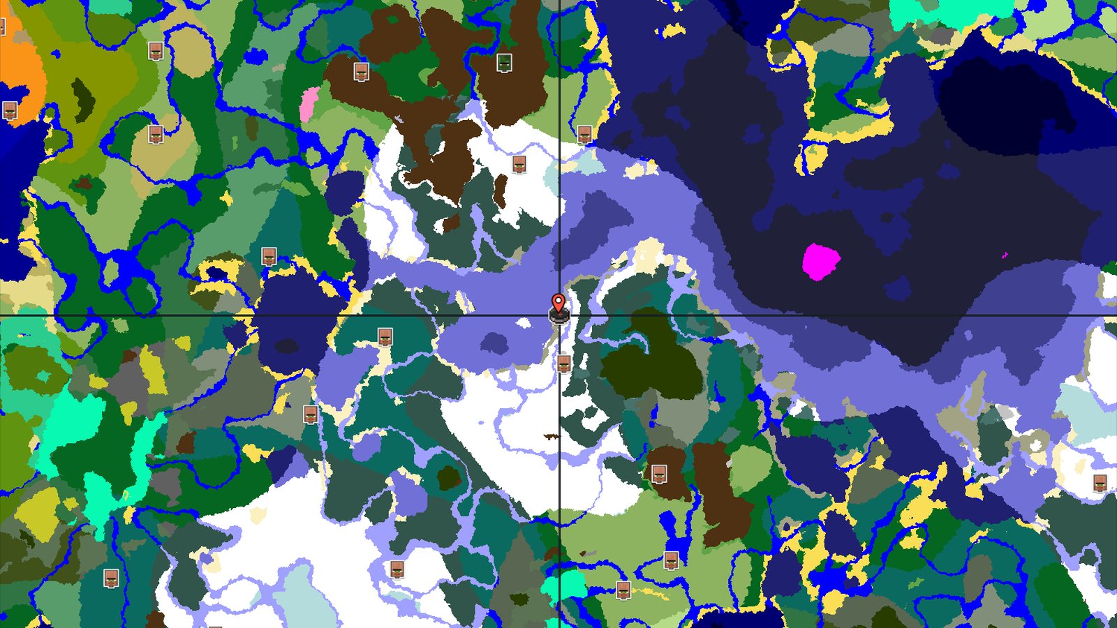 A Cold Start With Close Trials and Icy Peaks — Minecraft seed preview