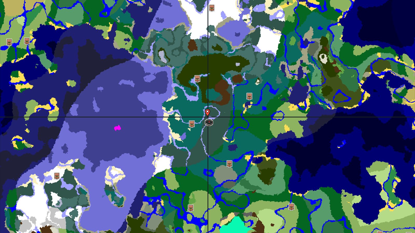 A Snowy Start with Peaks and Underground Wonders — Minecraft seed preview