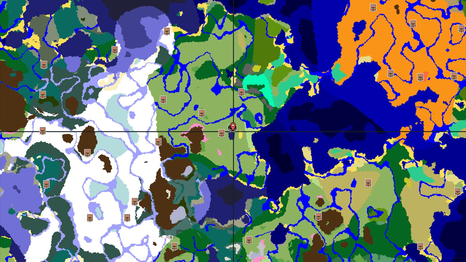 Cherry Grove and Mineshaft Near a Plains Spawn — Minecraft seed preview