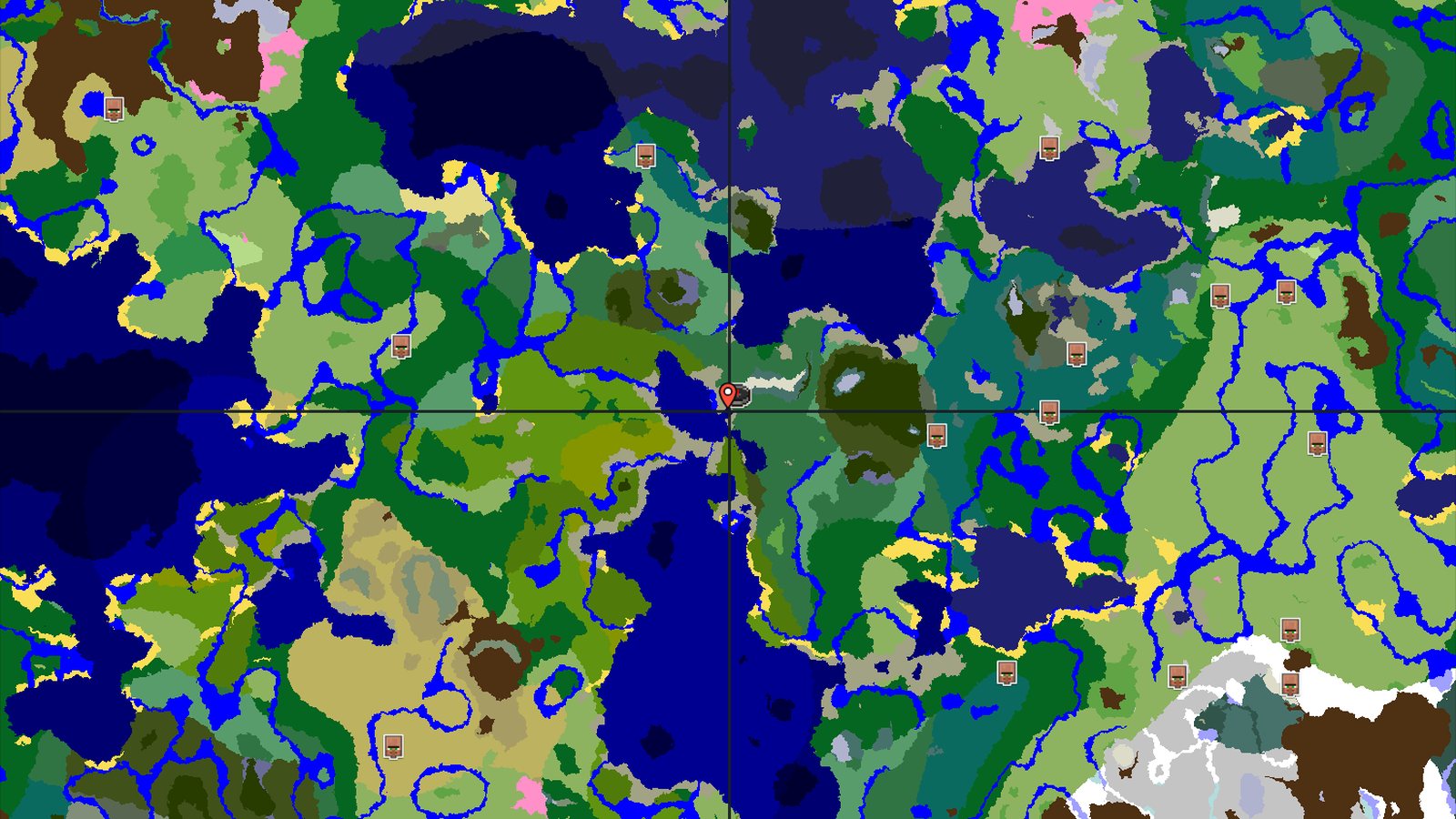 Spawn in Birch Forest with Jagged Peaks Nearby — Minecraft seed preview