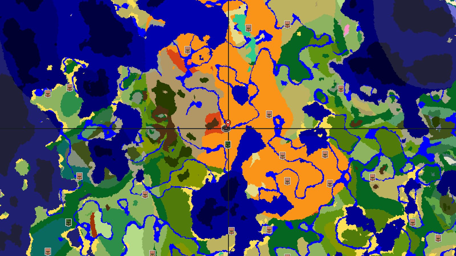 Abandoned Desert Village with Badlands — Minecraft seed preview