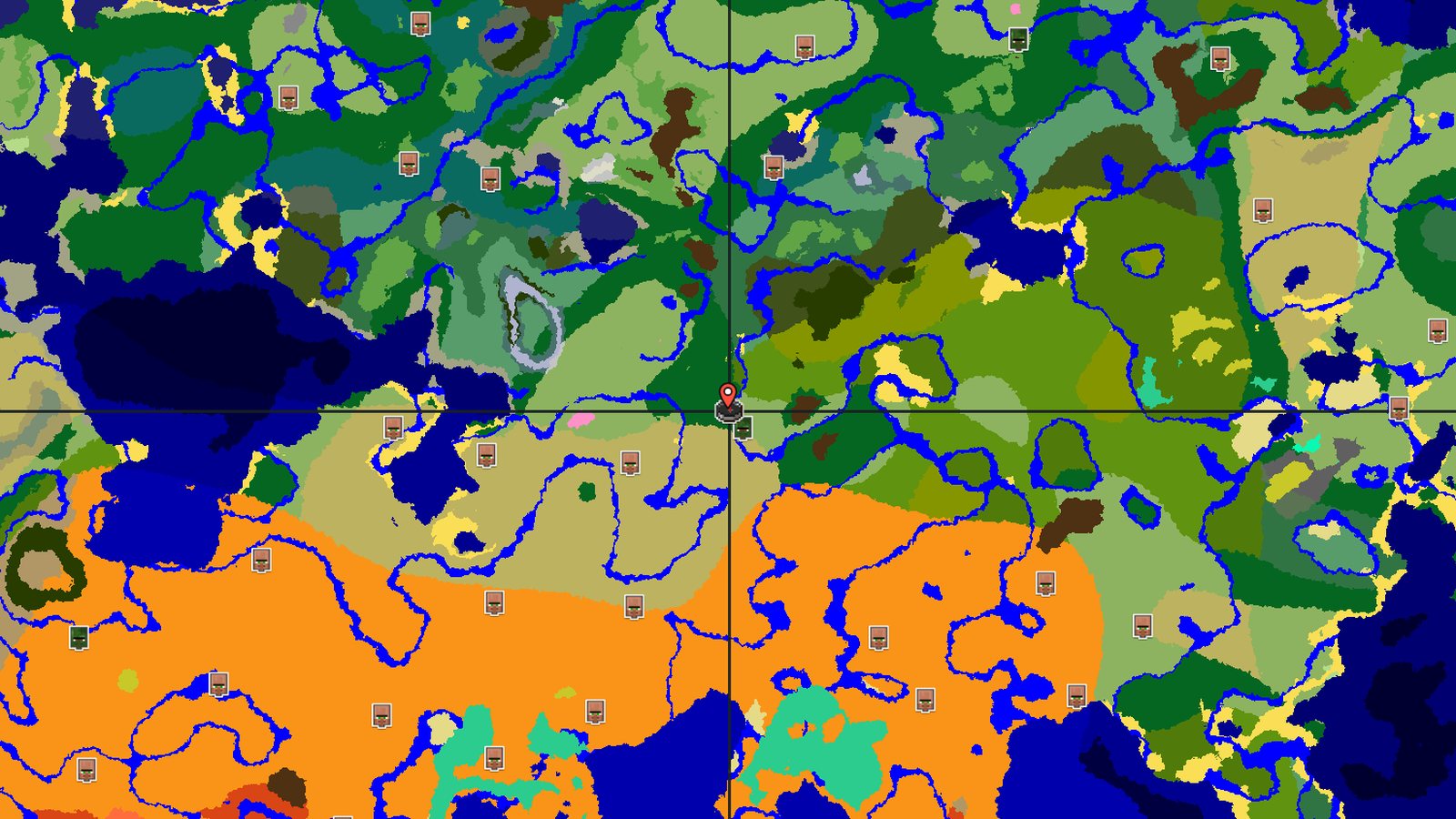 Zombie Village and Nearby Trail Ruins — Minecraft seed preview