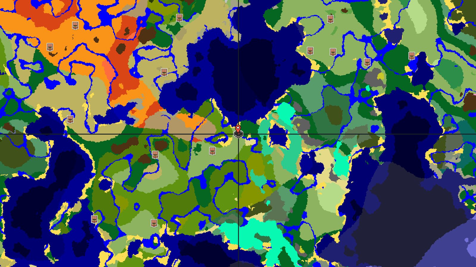 Jungle Temple and Badlands Coast — Minecraft seed preview