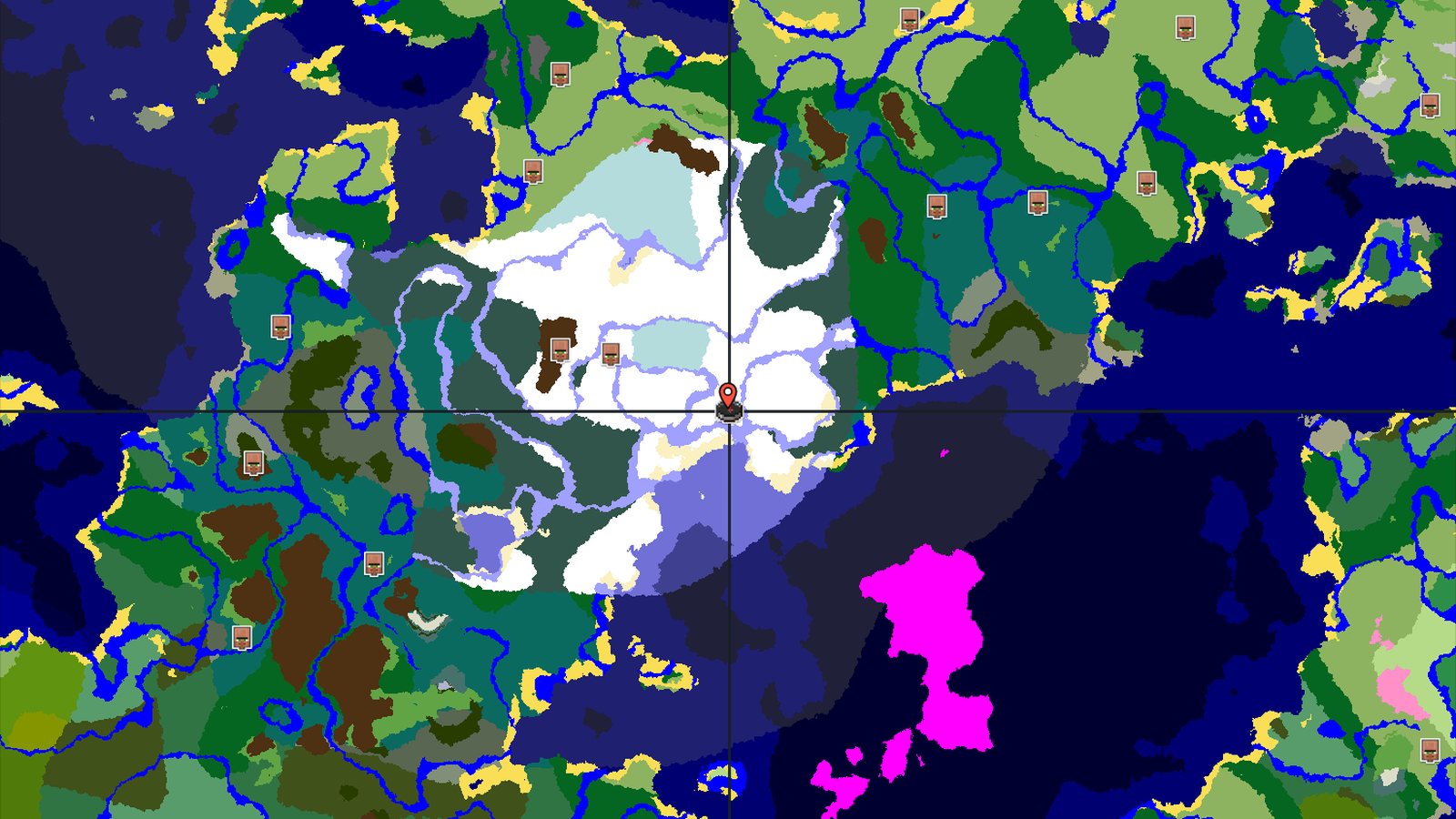 Ice Spikes and Igloos in a Snowy World — Minecraft seed preview