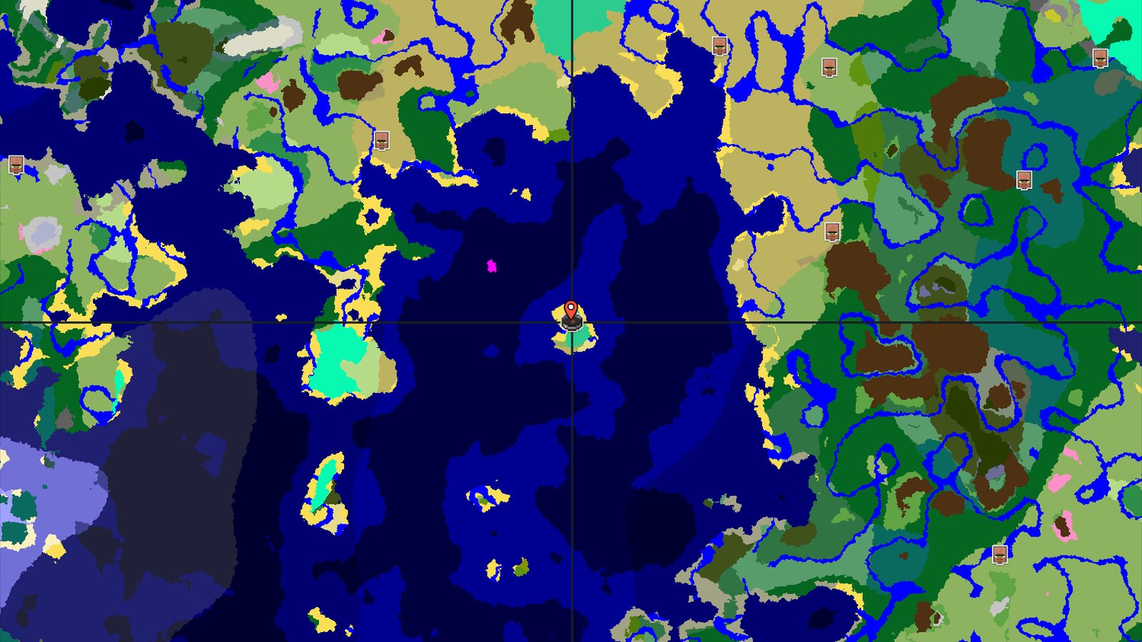 An Island Mangrove Spawn with Distant Wonders — Minecraft seed preview