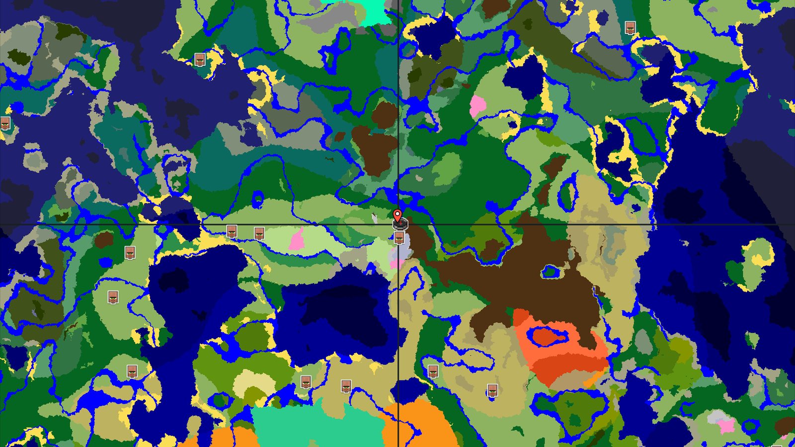 A Cherry Grove Peak with Close Underground Loot — Minecraft seed preview
