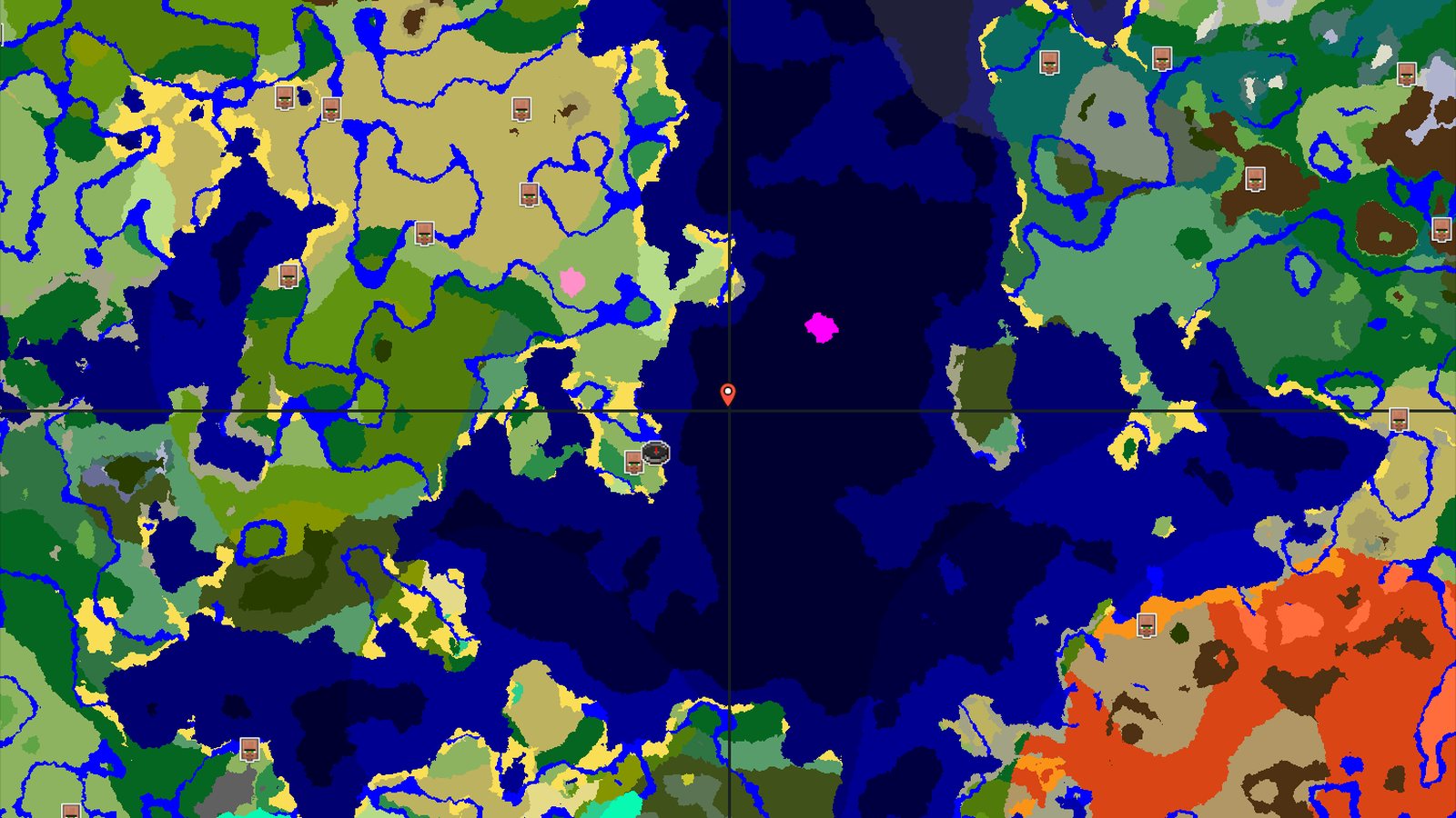 A Quiet Plains Spawn With Nearby Treasures — Minecraft seed preview
