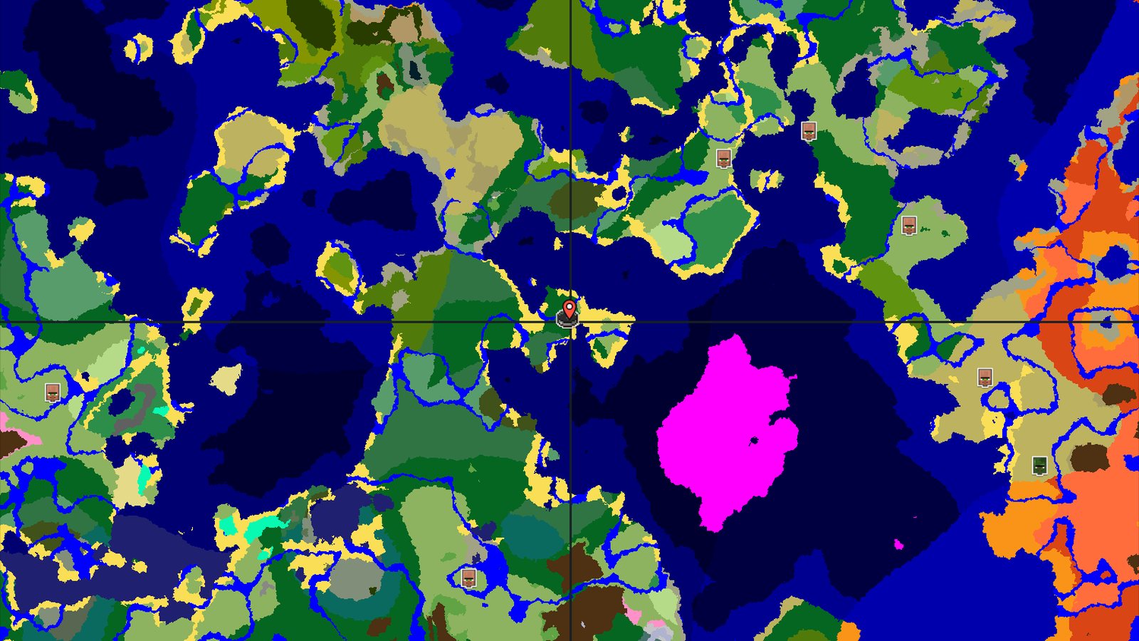 Spawn in a Forest, Ancient City 1225 Blocks Away — Minecraft seed preview