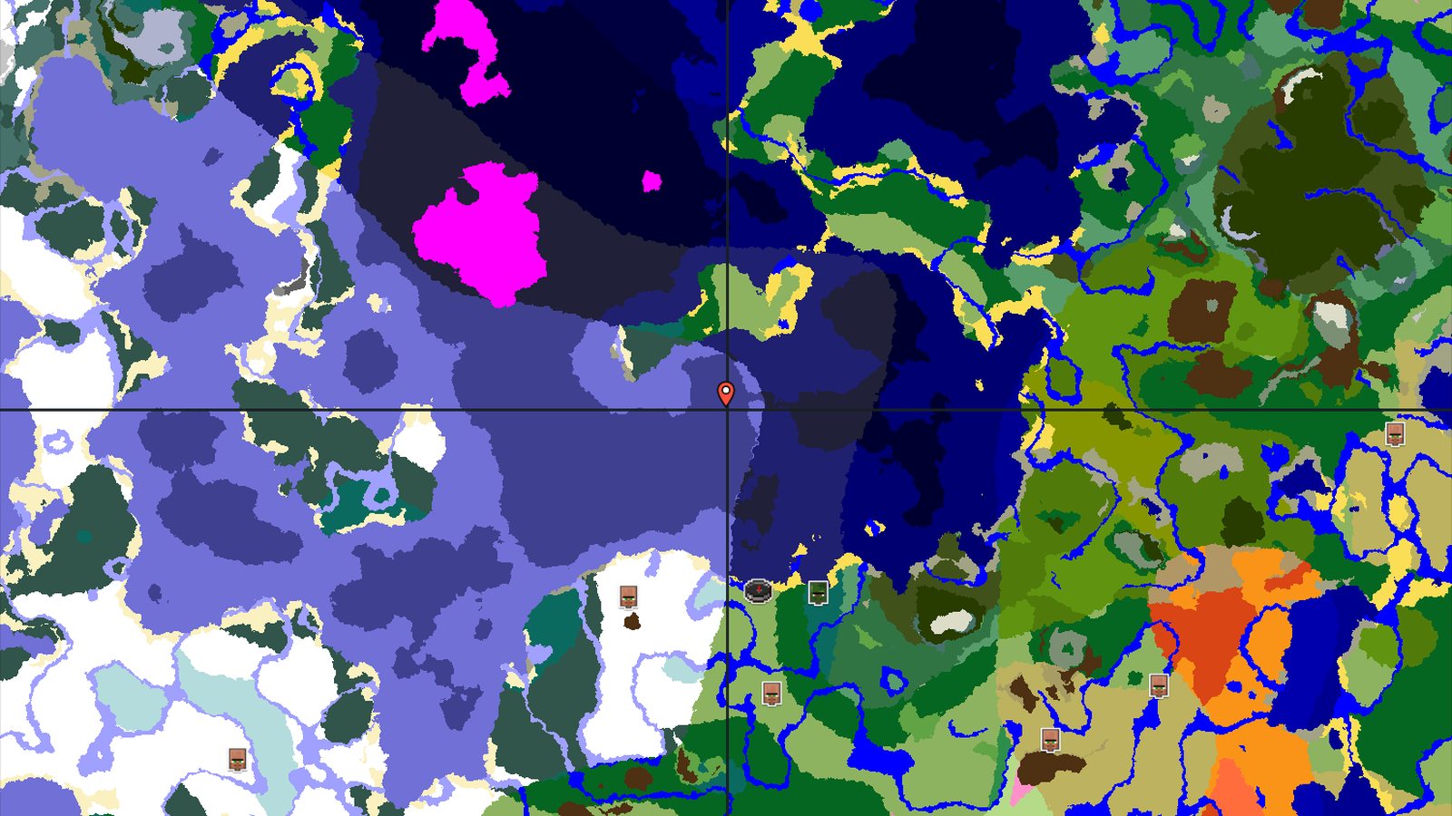 Abandoned Village and Arctic Coastline Seed — Minecraft seed preview