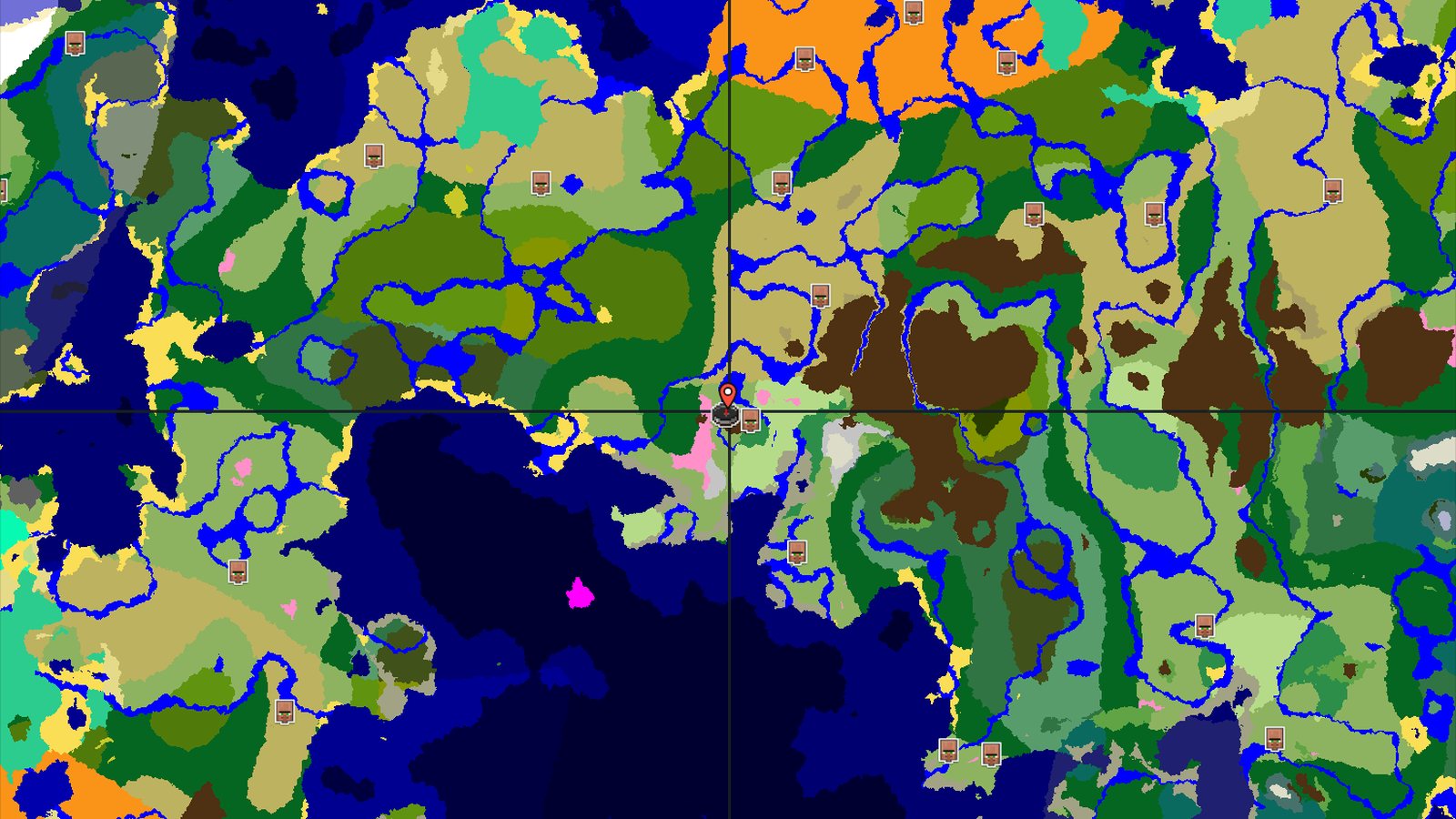 A Cherry Grove and Snowy Slopes Starter Seed — Minecraft seed preview