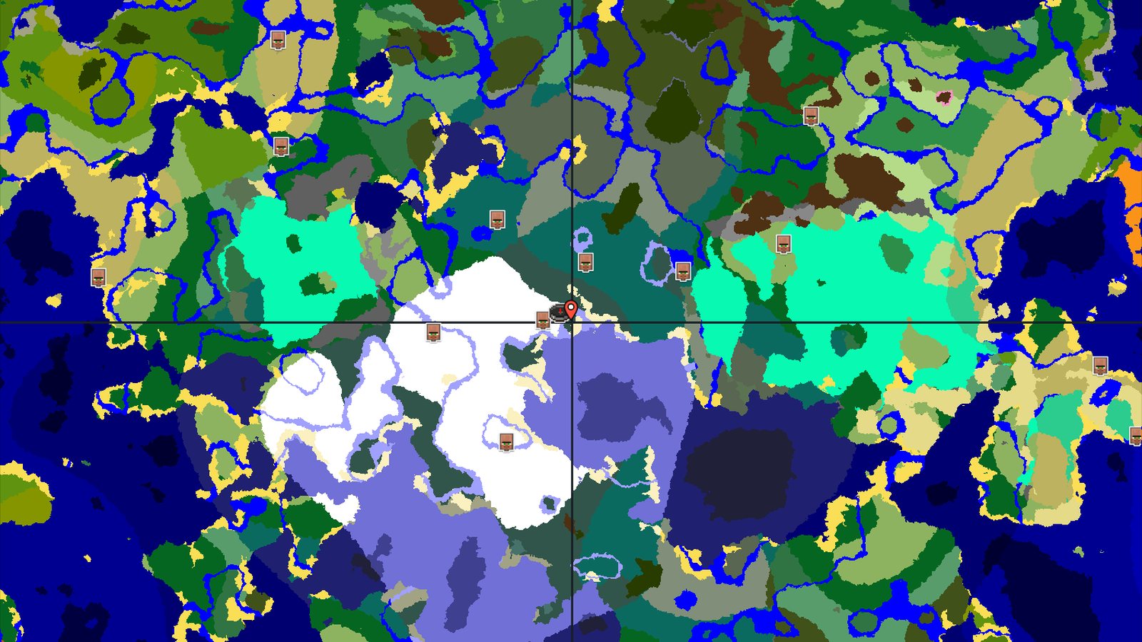 Spawn in Snow, Find a Village Fast — Minecraft seed preview