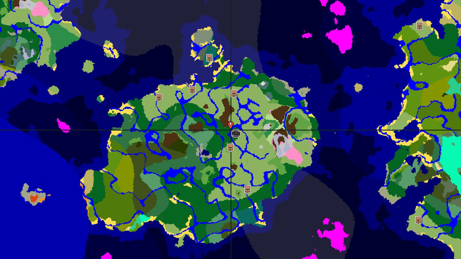 Forest Spawn with Nearby Cherry Grove and Trail Chambers — Minecraft seed preview