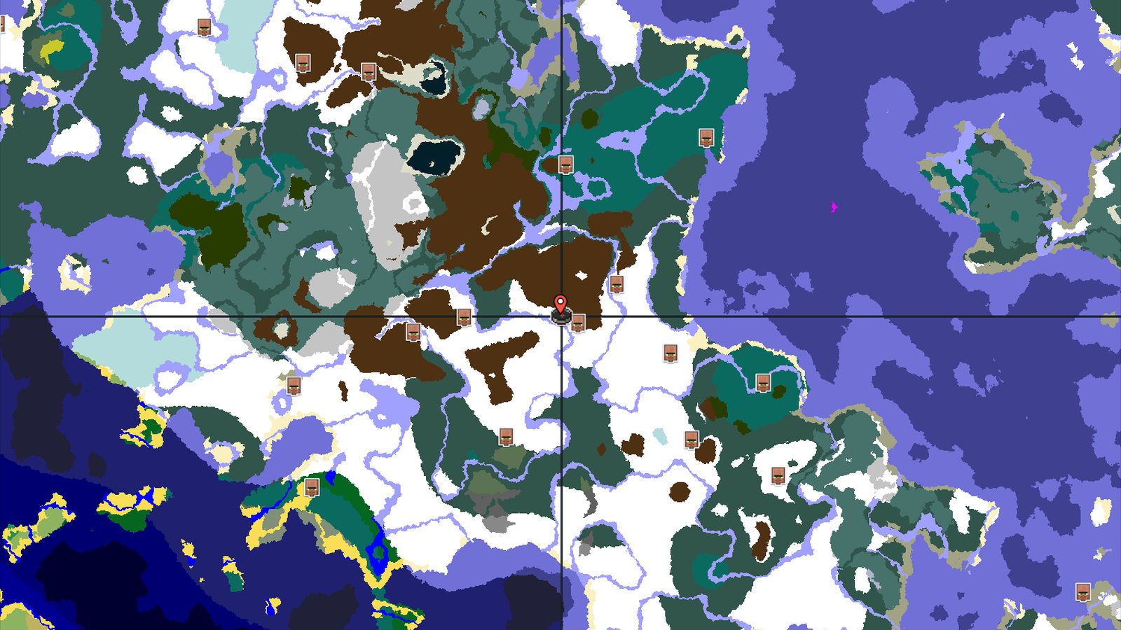 Snowy Plains Start With Nearby Ancient City — Minecraft seed preview