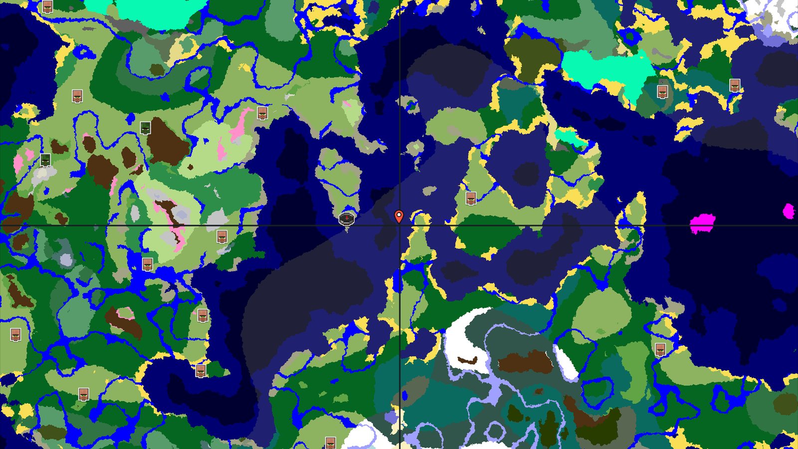 Spawn on a Stony Island with Close Ocean Structures — Minecraft seed preview