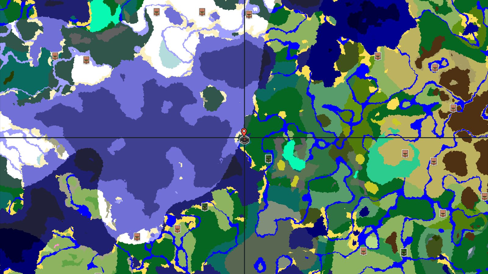 Spawn in a Taiga Forest Next to Cold Oceans — Minecraft seed preview