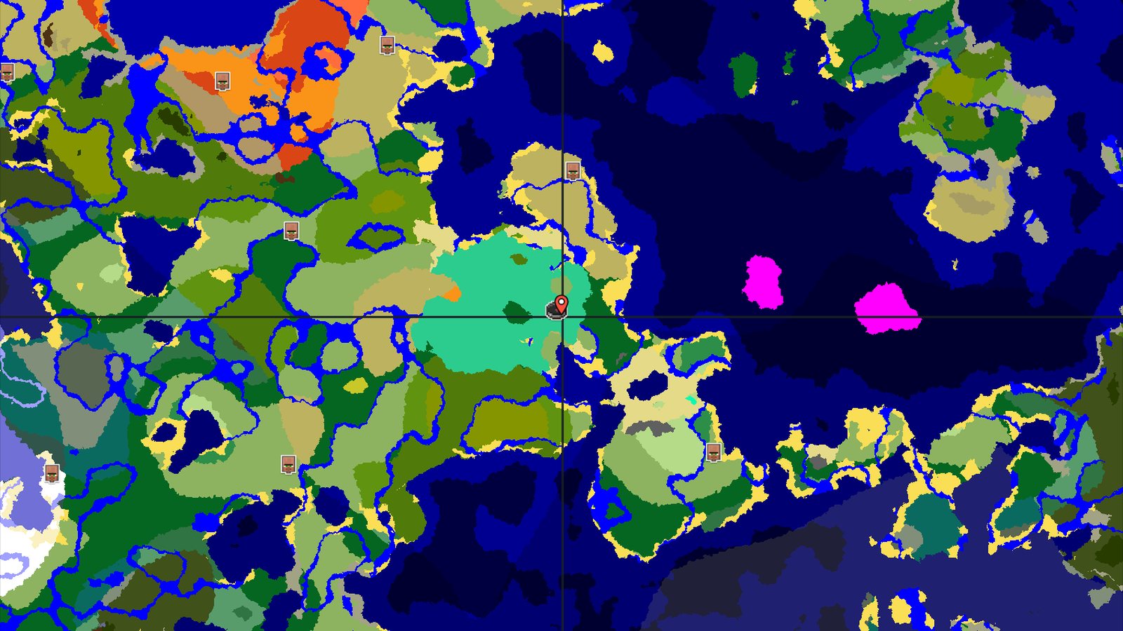 Mangrove Swamp Spawn with Nearby Trial Chambers — Minecraft seed preview