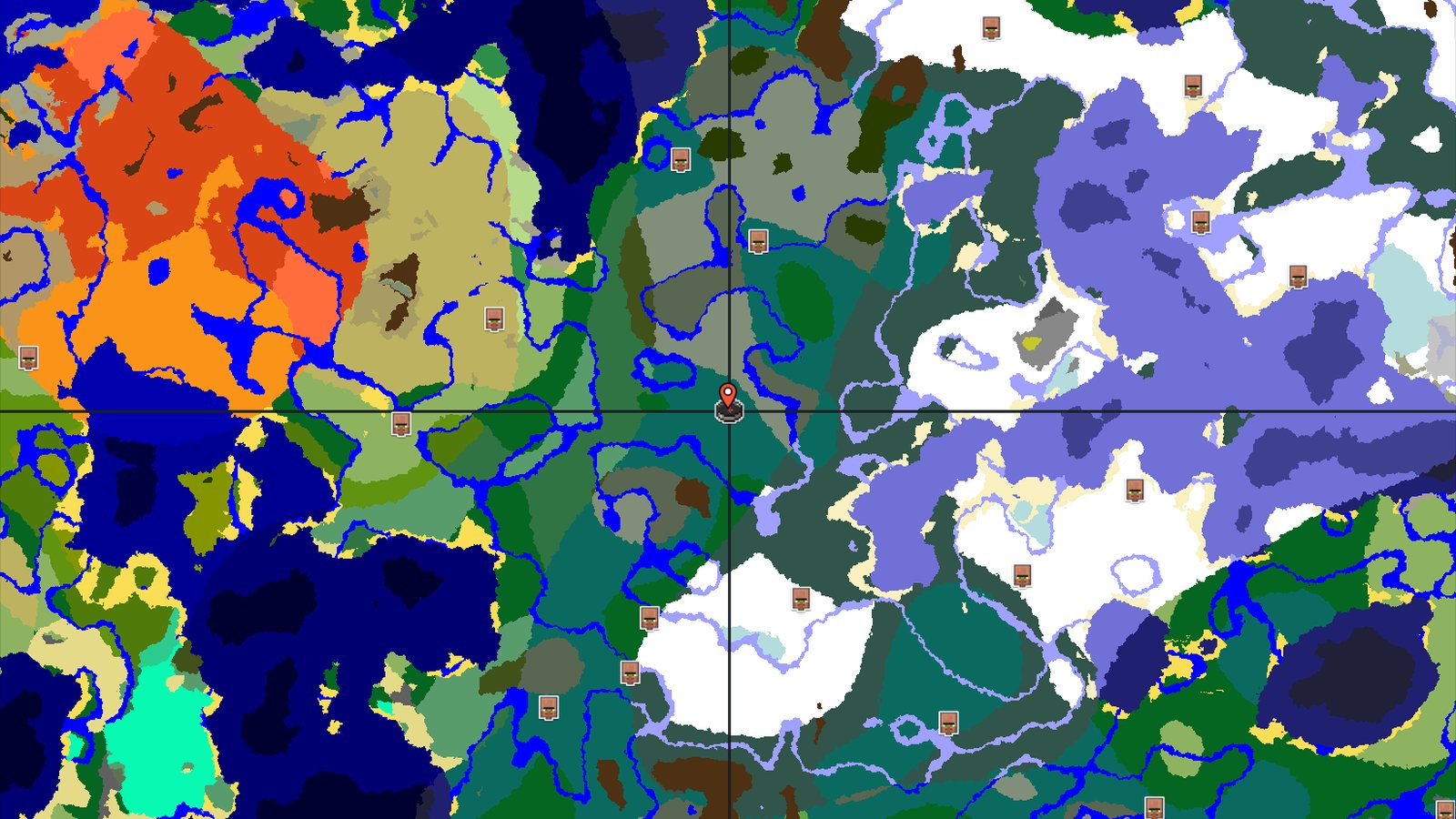 Taiga Spawn with Close Trail Ruins and Trial Chambers — Minecraft seed preview