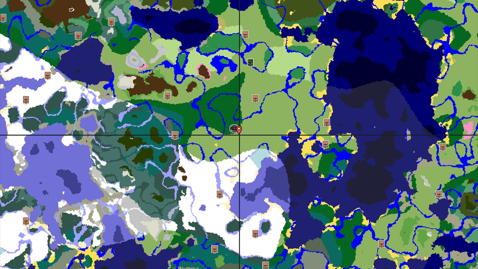 A Modest Start with Hidden Gems and Icy Biomes — Minecraft seed preview