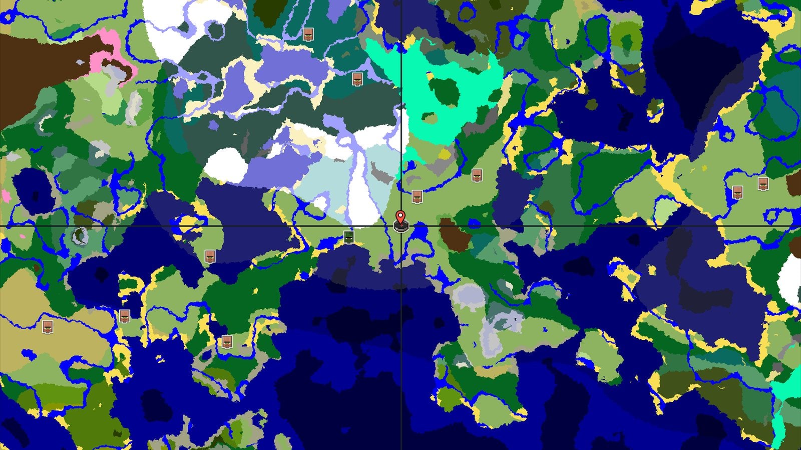 Ice Spikes and Villages Near Spawn for a Varied Start — Minecraft seed preview