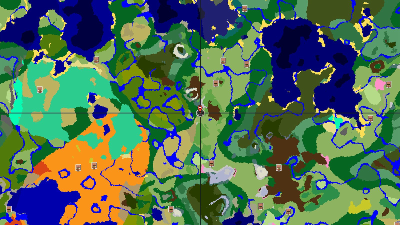 A Quick Start and Mountains Nearby — Minecraft seed preview
