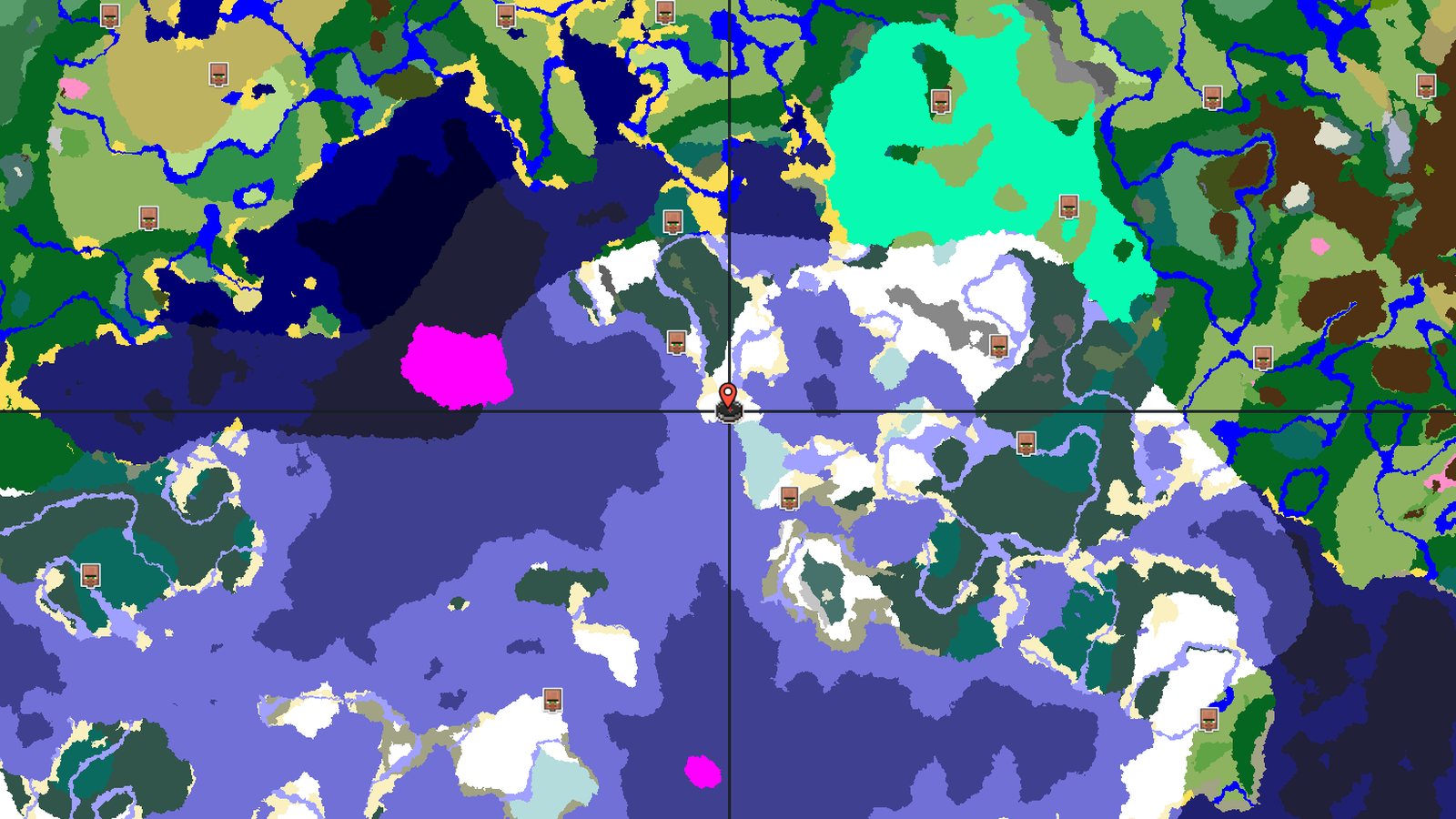Ice Spikes Peninsula — Minecraft seed preview
