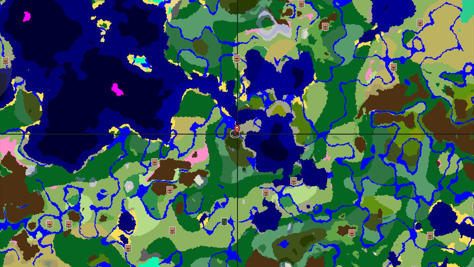 Pale Garden Near Dark Forest Spawn — Minecraft seed preview