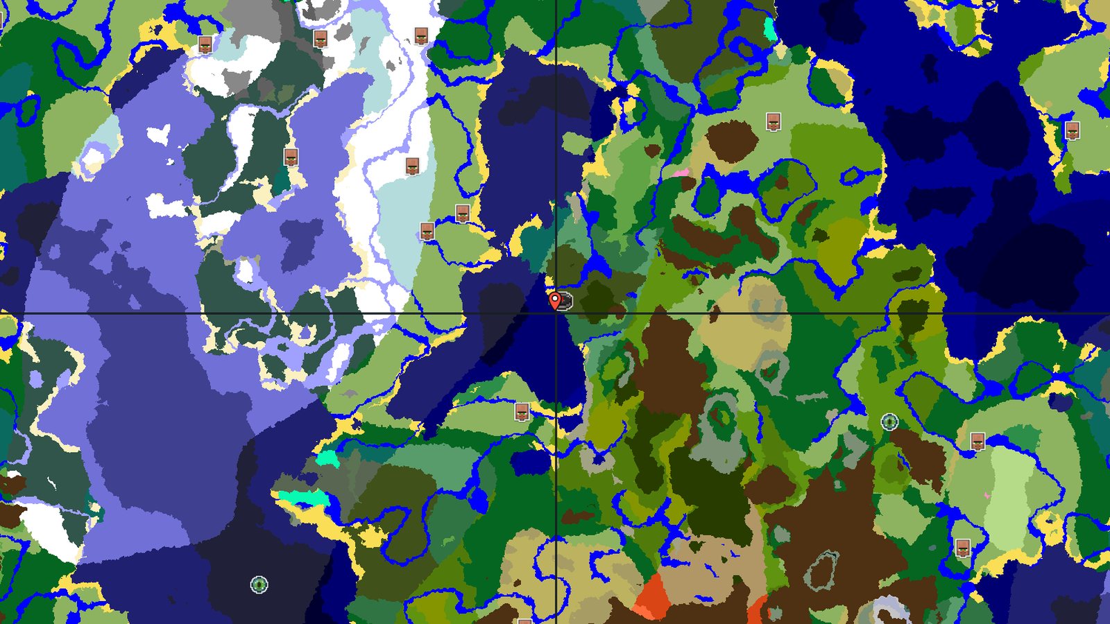 Dark Forest Spawn Near Trial Chambers and Ocean Monument — Minecraft seed preview