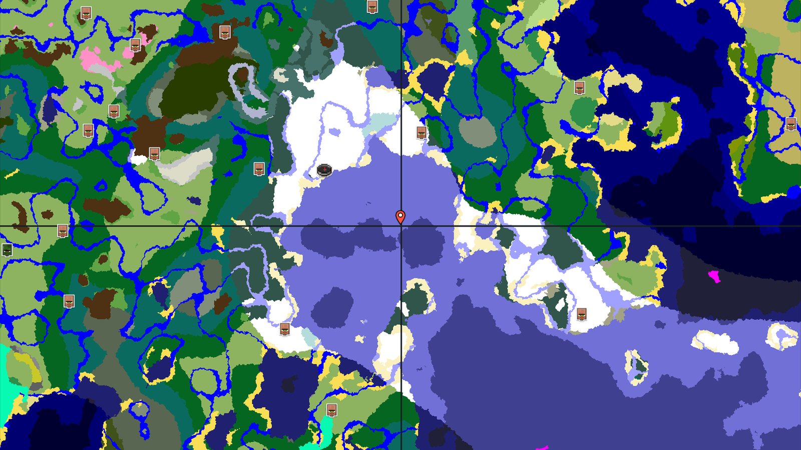 Spawn in Icy Plains with Nearby Shipwreck and Ocean — Minecraft seed preview