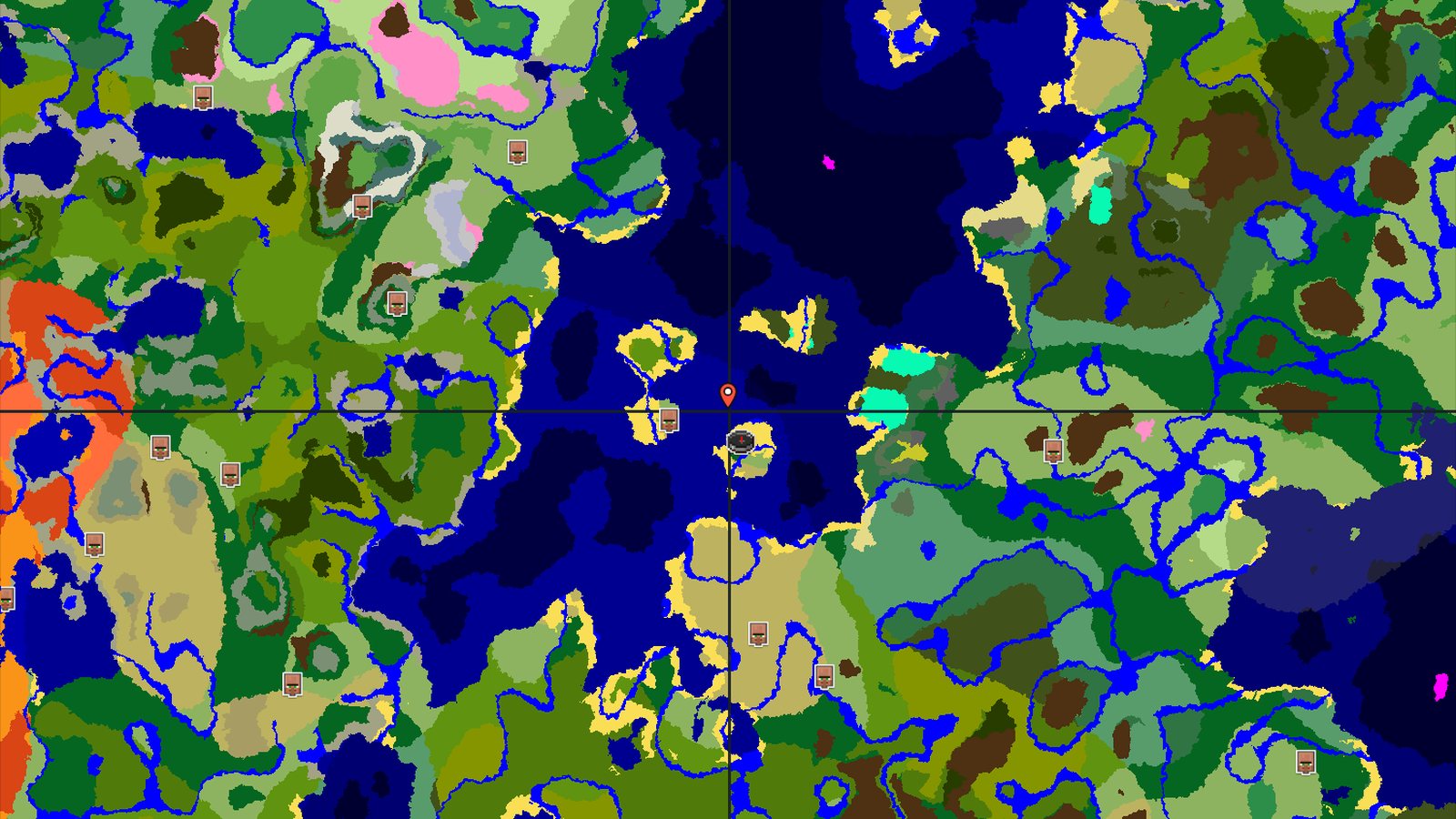 An Island Forest Spawn with Quick Ocean Access — Minecraft seed preview