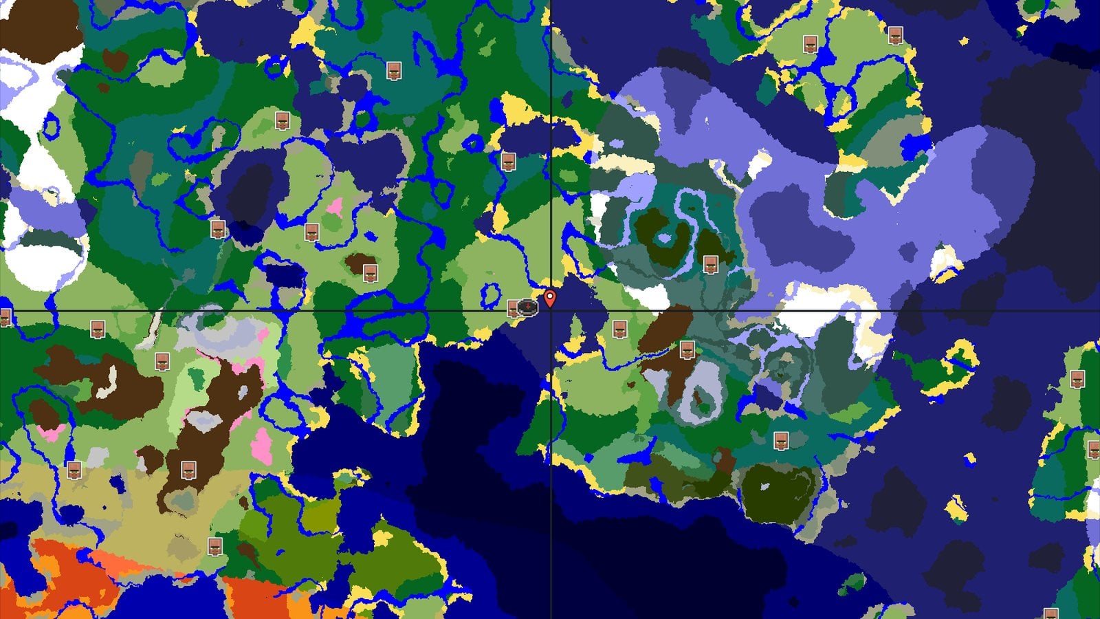 A Modest Start with Quick Underground Access — Minecraft seed preview