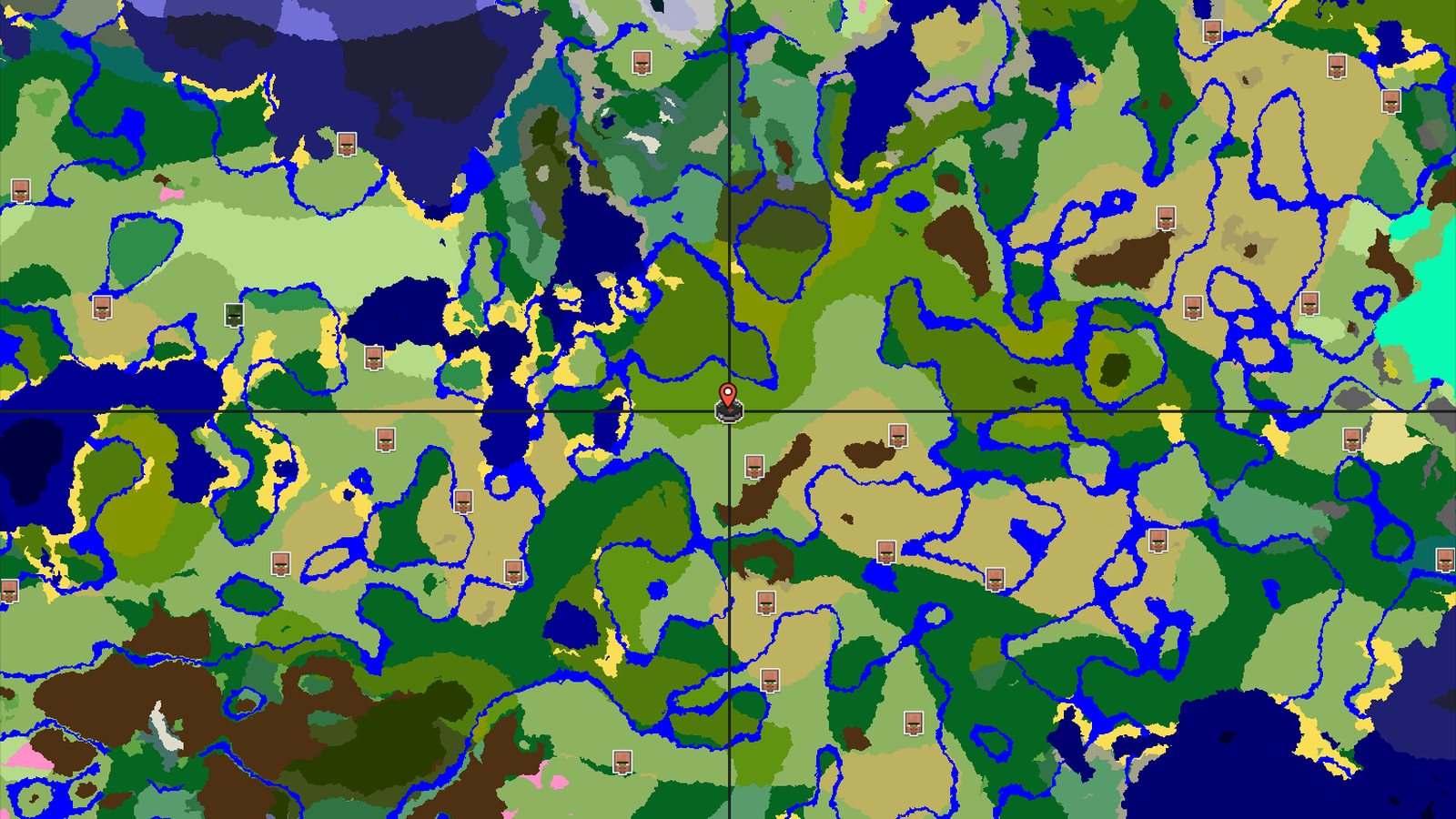 Sparse Jungle Spawn with Nearby Village and Trial Chambers — Minecraft seed preview