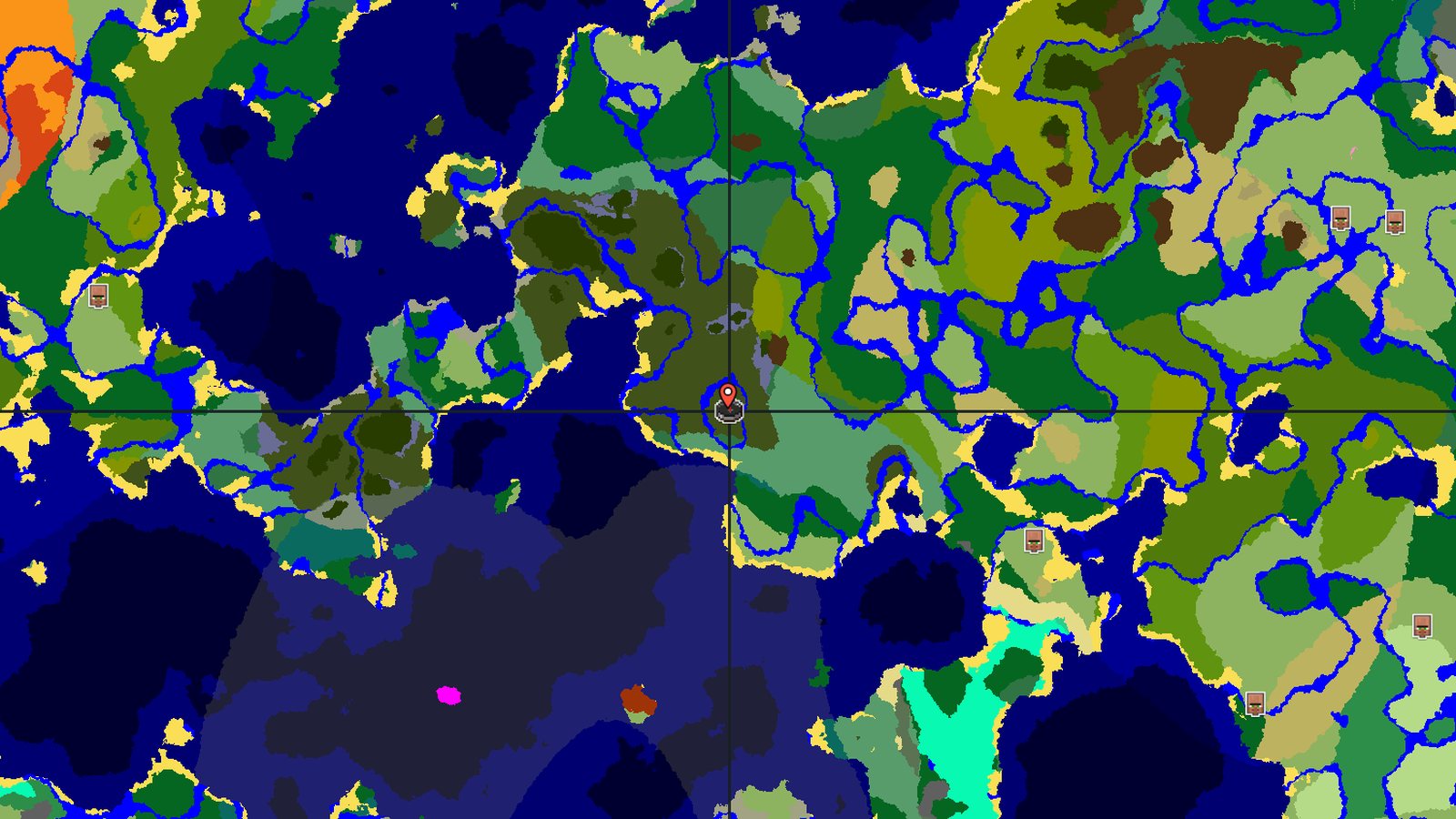 Dark Forest with a Pale Garden — Minecraft seed preview