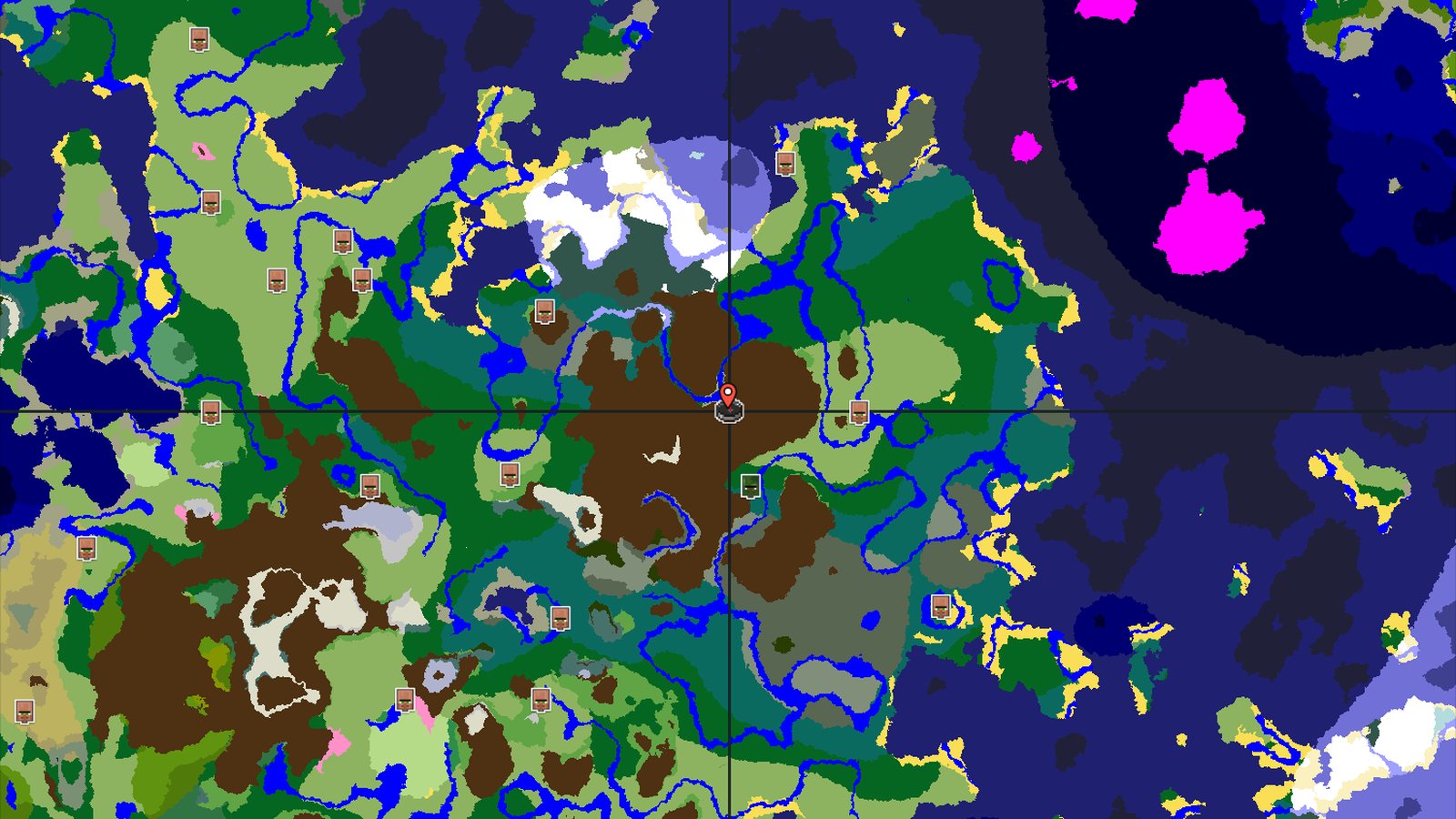Ancient City Next to Snowy Peaks and Forests — Minecraft seed preview