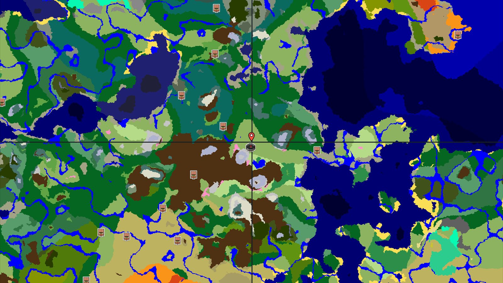 Ancient City near Spawn with Icy Peaks and Cherry Grove — Minecraft seed preview