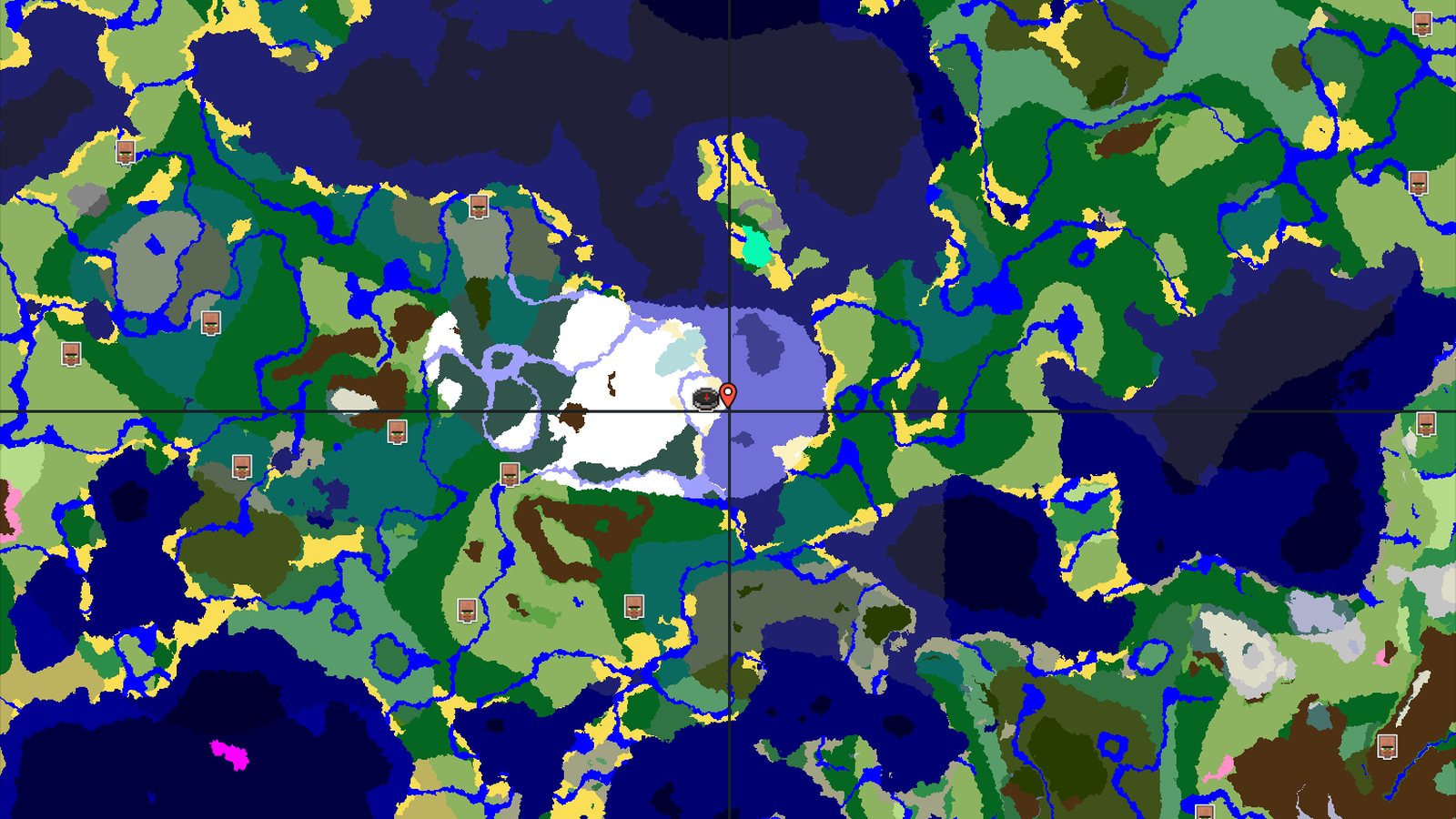 Ice Spikes Near Spawn Amidst Snowy Plains — Minecraft seed preview